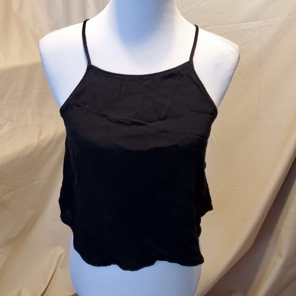 Lush Textured Tank Top SZ SM